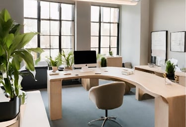 Textile fabrics company: spacious open plan offices Textile fabrics manufacturing company: spacious 