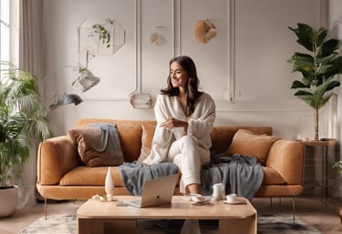 a mountain range with trees and clouds in the background