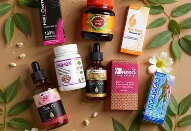 Alsanafir Herbal Pharma products – men’s health, women’s health, essential oils, cold-pressed oils, hair care, and skincare h