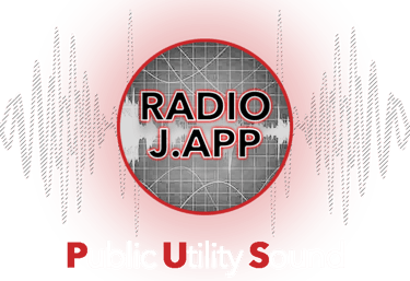 a radio station with a radio and a radio in the background