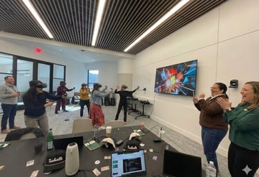 Team building en realidad virtual en la oficina