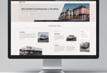 A professional workspace with a laptop, notepad, and coffee cup, symbolizing web development.