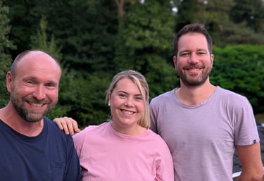 Das Paar & Familie Team Tobias Brand, Larissa Stupp und Oliver Schwermer
