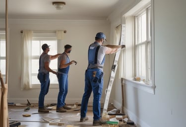 A beautifully painted room showcasing vibrant colors.