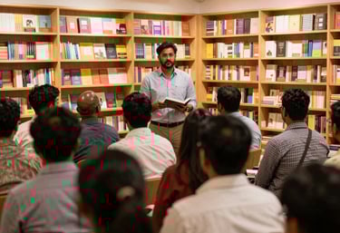 A quiet studio space with film equipment and storyboards ready for production.