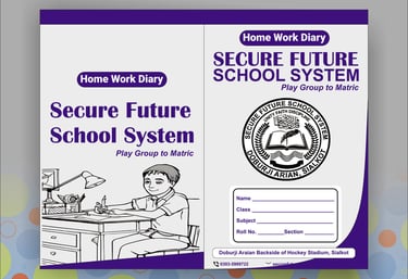 Student Diary Book Design 2025 – School Homework & Class Diary Printing Ideas