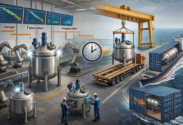 Chemical reactors and storage tanks manufacturer