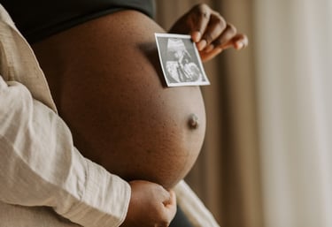 a pregnant belly