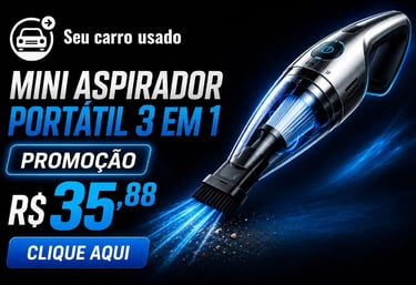 Promoção aspirador portátil