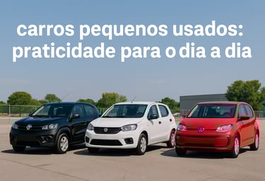 carros pequenos usados: praticidade para o dia a dia