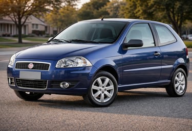 Carros até 30 mil: Chevrolet Celta branco em estacionamento urbano, opção econômica e popular