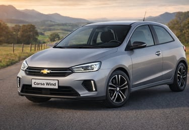 Chevrolet Corsa Wind 1995 conceito 2026 com design moderno