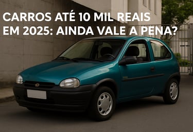 Chevrolet Corsa Wind 1996 verde em destaque em rua urbana, guia sobre carros até 10 mil reais