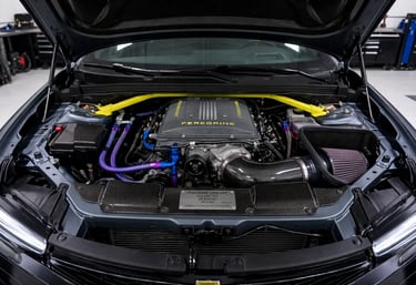 Motor V8 1000cv da Chevrolet Blazer Peregrine Concept inspirado no Camaro Exorcist