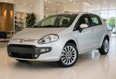 Fiat Punto 2015 bem conservado em showroom, destaque para design e acabamento