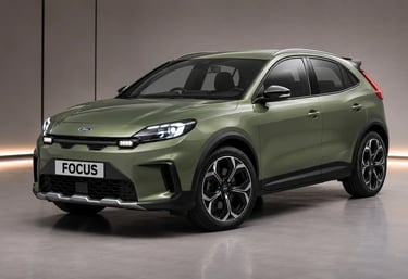 Novo Ford Focus SUV em verde metálico destaca o retorno do modelo em nova fase
