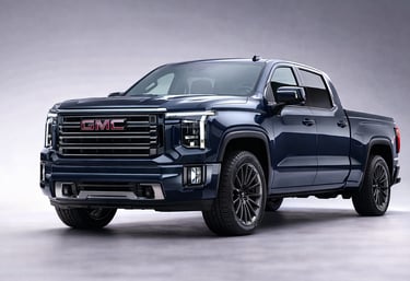 GMC Sierra 2027 com novos motores e tela para passageiro em destaque