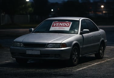 golpe carro barato com veículo usado em anúncio suspeito à noite