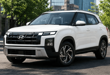 Hyundai Creta 2026 branco em cenário urbano