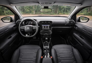 interior do Citroën C4 Cactus 2019 mostra tecnologia e conforto que surpreendem pelo preço