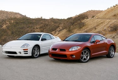 Comparativo entre dois Mitsubishi Eclipse de terceira geração em versões distintas