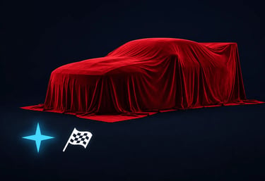 Teaser mostra possível novo Dodge Copperhead coberto por tecido vermelho