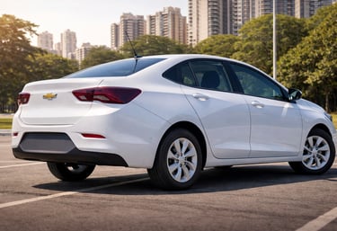 sedans aspirados até 65 mil Chevrolet Onix Plus 2021 traseira