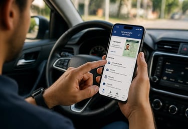 serviços do detran online consulta multa e CNH digital
