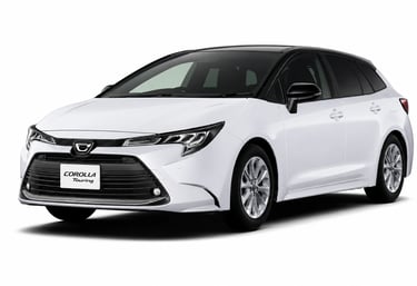 Toyota Corolla Touring branco em edição especial de 60 anos lançada no Japão