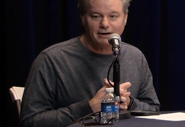 Terry White during a podcast interview.