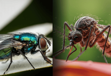 mosca e mosquito
