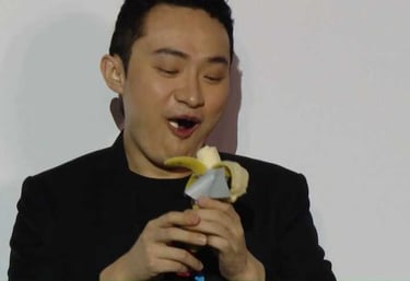 a man in a black jacket and a banana peeler