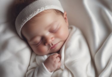 a couple of cats laying next to each other on a bed