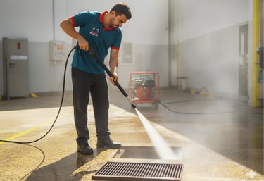 hidrojateamento em rede de esgoto