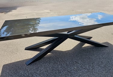 Popielaty Połysk 3 stół