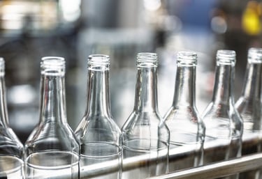 bottles in co-manufacturing plant