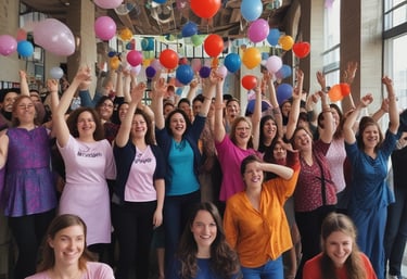 A poster attached to a tree features the word 'peace' and a peace sign painted in the colors of the Ukrainian flag. In the blurred background, a person wearing blue is holding a Ukrainian flag.