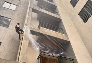 anti pigeon nets for apartment duct area in bangalore