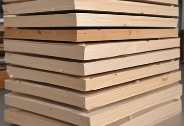 A digital interface displaying a cutting plan with various shapes and dimensions.