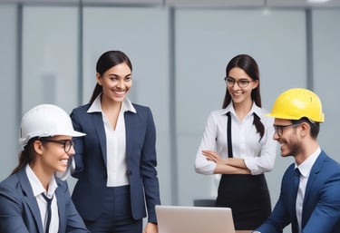 Heavy machinery in operation at a construction site.