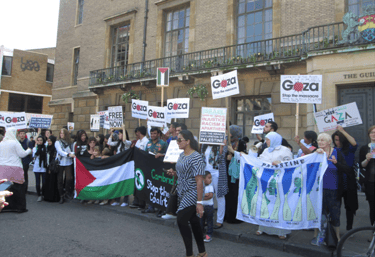July 2014,protest against Israel’s “Operation protective Edge” assault on Gaza