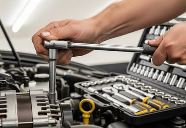 a man is holding a wrenet in his hand