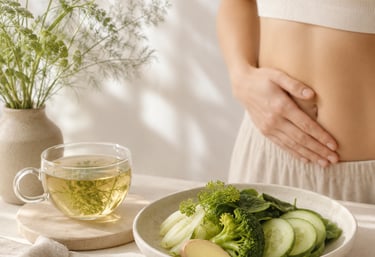 Nutrición digestiva en Getxo para hinchazón, gases, SIBO e intolerancias