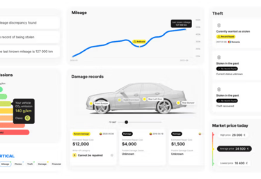vérification de l'historique courtage automobile
