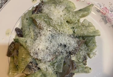 Garganelli with Mushroom Sauce