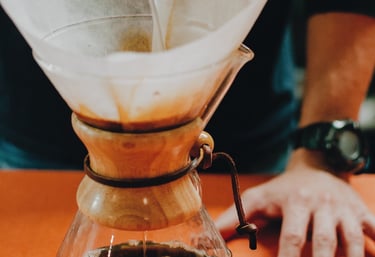 Chemex pour over coffee 