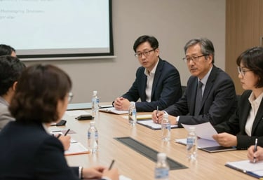 A professional office setting representing Thaddeus Investments.