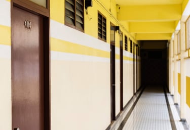 Bâtiment scolaire. Tolanda, suivi scolaire