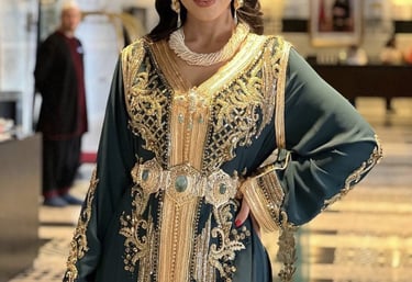 tenues traditionnelles marocaines - caftan royal marocain - caftan marocain fait main