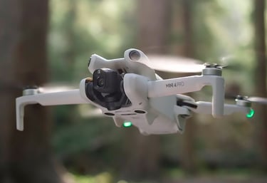Drone DJI Mavic usado para filmagem aérea Curitiba